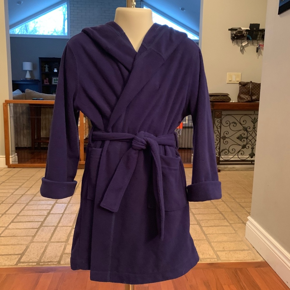 Boy's lands End Size 3T Fleece Robe
